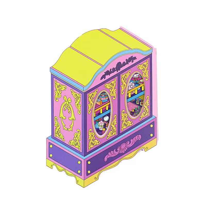 Foldable Gift Boxes – 4 Theme Sets: Handbag | Flower Shop | Claw Machine | Vanity Cabinet