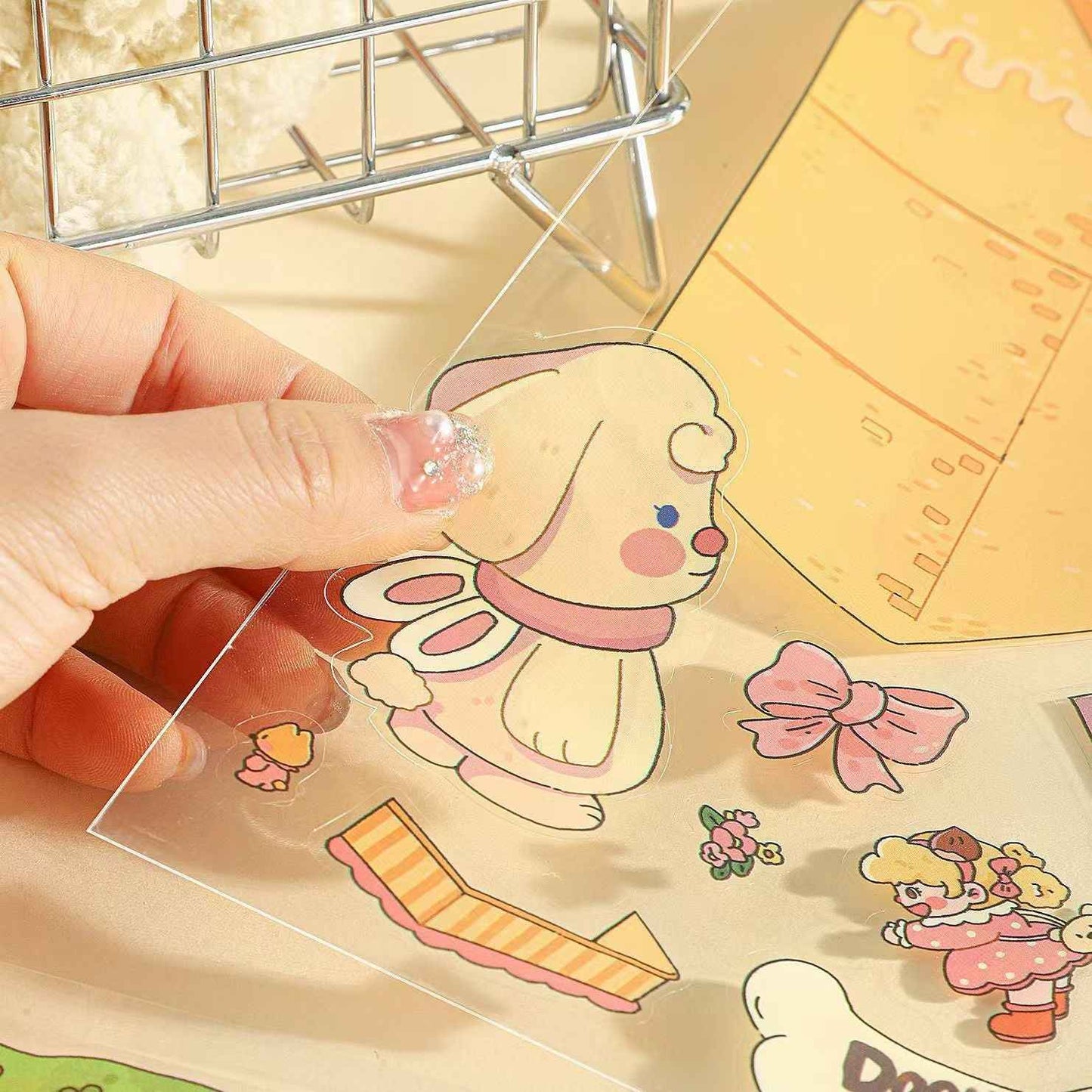 Original Plus 4-Theme 3D DIY Miniature Sticker Scenes: Snow Camping | Bone Street | Milky Supermarket | Milky Station