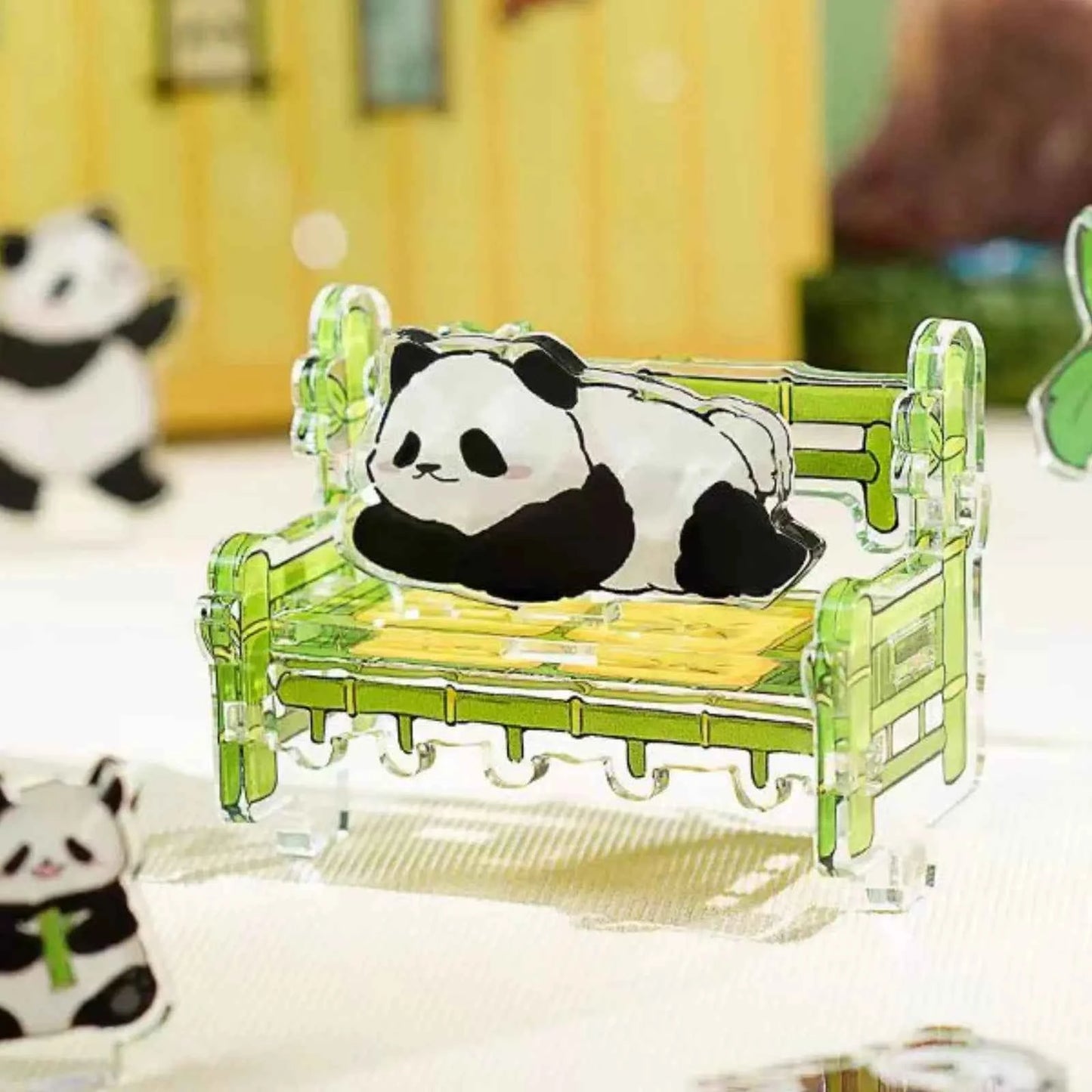 Adorable Panda Apartment DIY 3D Acrylic Puzzle (74pcs)