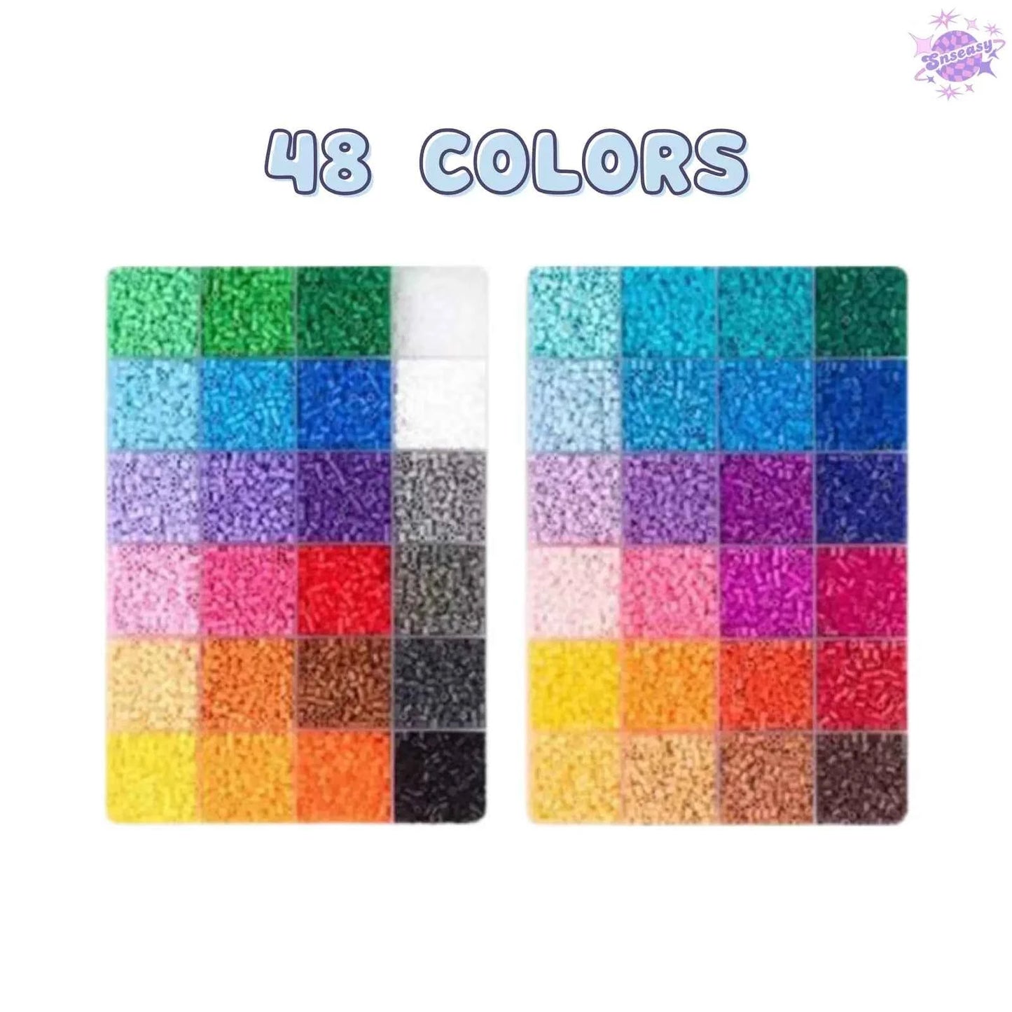 2.6mm Mini Fuse Beads – Single Color about 500PCS Per Bag