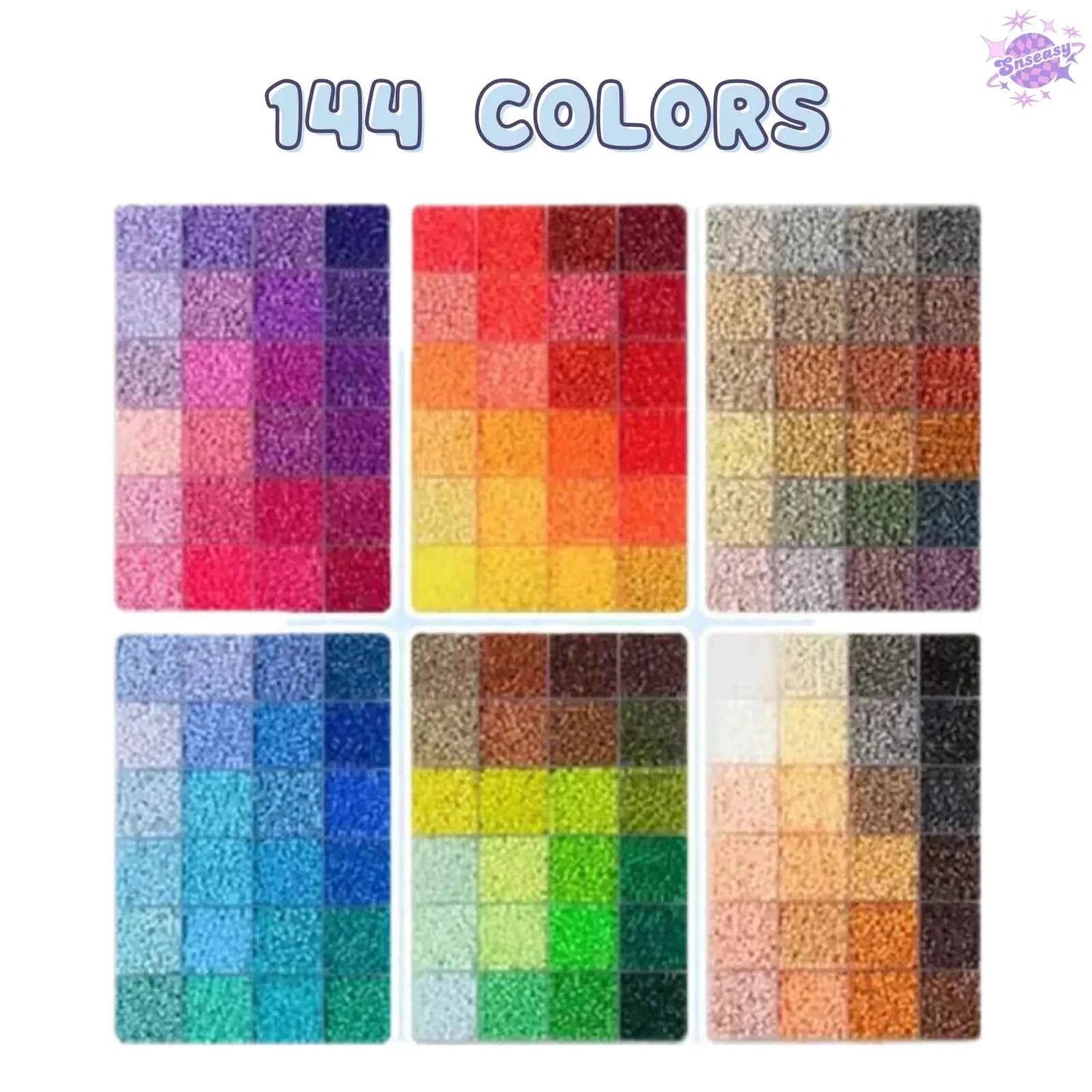 2.6mm Mini Fuse Beads – Single Color about 500PCS Per Bag