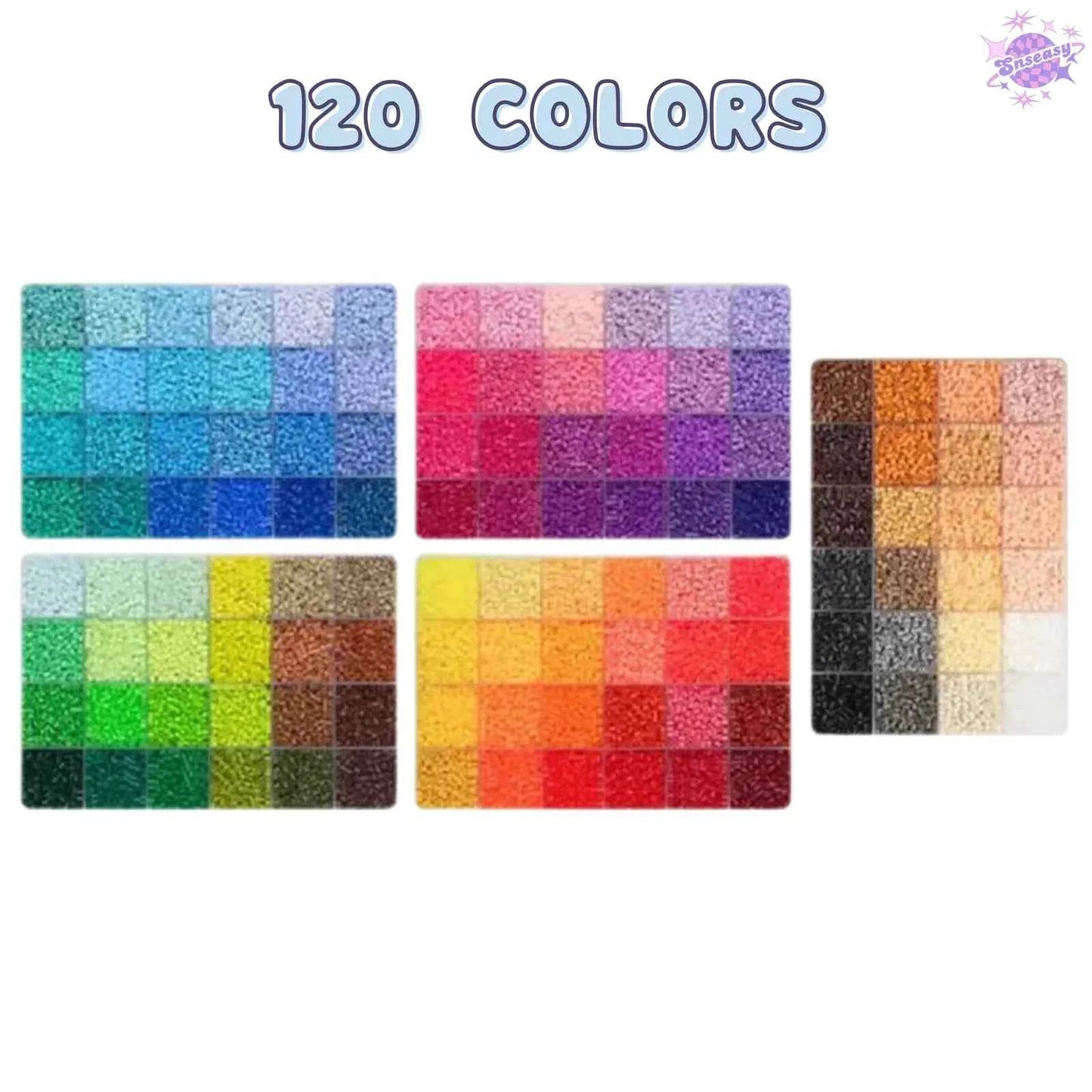 2.6mm Mini Fuse Beads – Single Color about 500PCS Per Bag