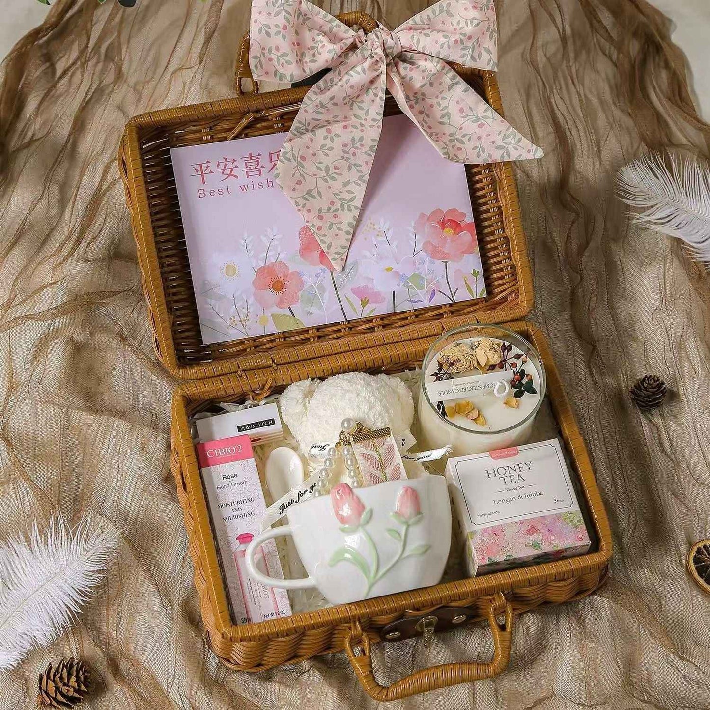 Cherish Every Moment: Premium Gift Basket | Heartwarming Wedding & Birthday Gift | Thoughtful Luxury for Loved Ones