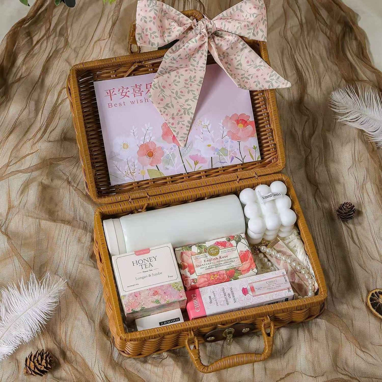 Cherish Every Moment: Premium Gift Basket | Heartwarming Wedding & Birthday Gift | Thoughtful Luxury for Loved Ones