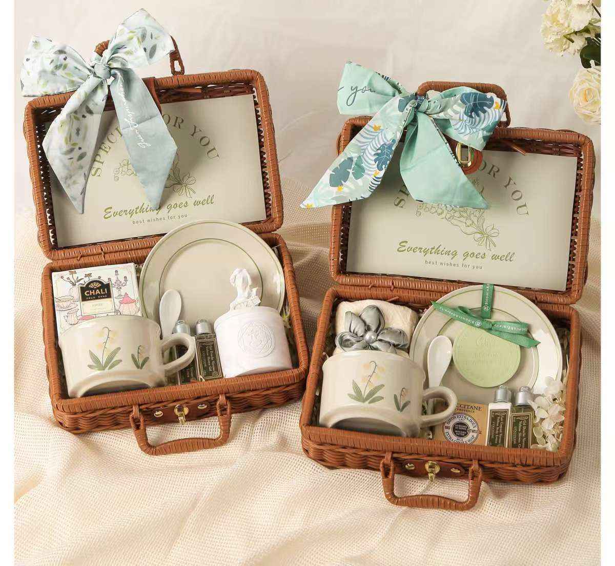Elegant Heartwarming Gift Basket | Perfect Gift for Her | Birthday & Mother's Day Gift | Cherish Every Moment