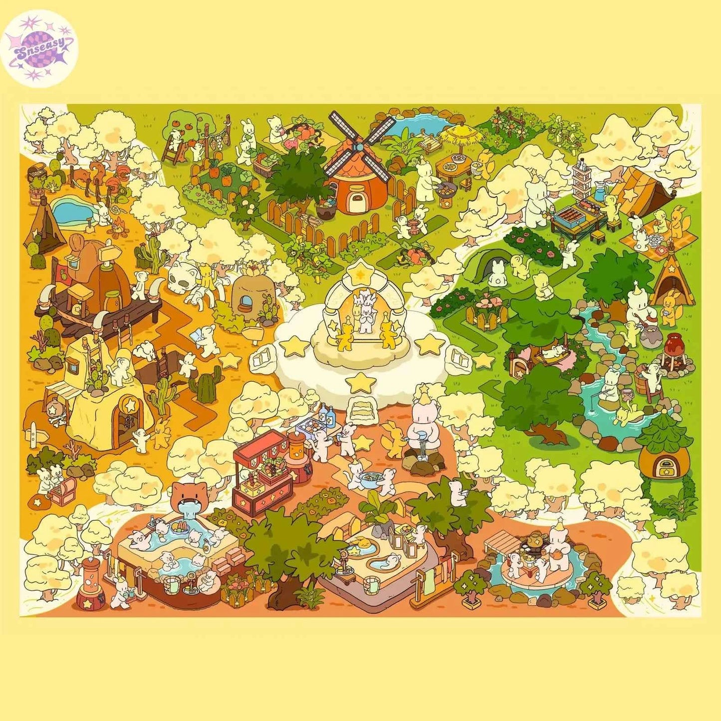 Plus Dream Castle & Weekend Getaway – 3D Miniature Sticker Scenes - 2 Theme Sets: Dream Castle | Weekend Getaway