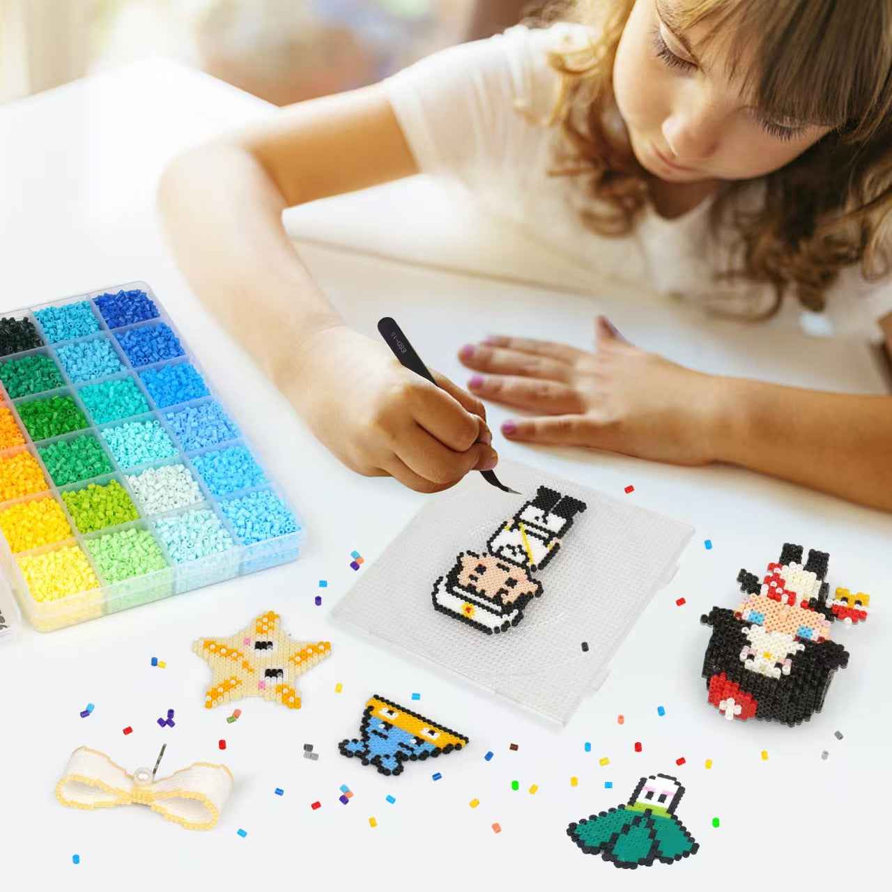 Perler Beads-72 Colors Fuse Beads Upgrade Kit