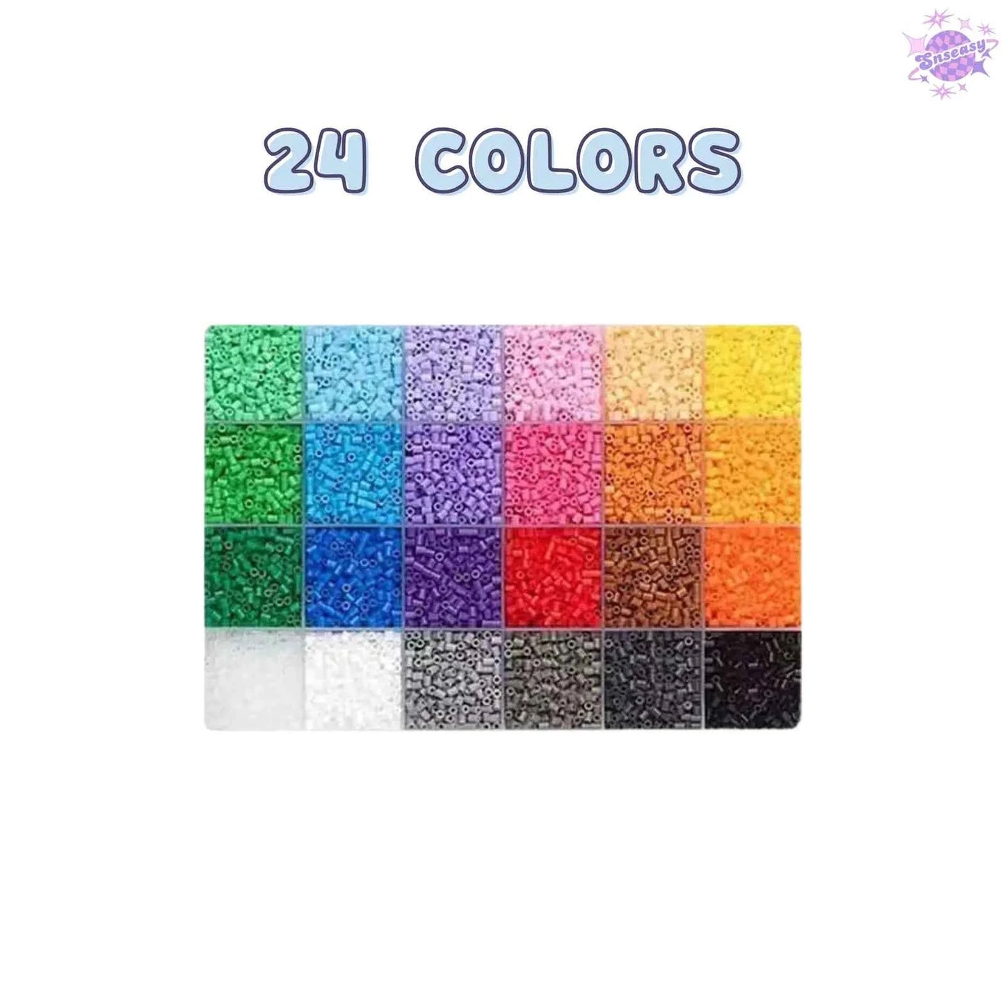 Perler Beads-96 Colors Fuse Beads Deluxe Kit
