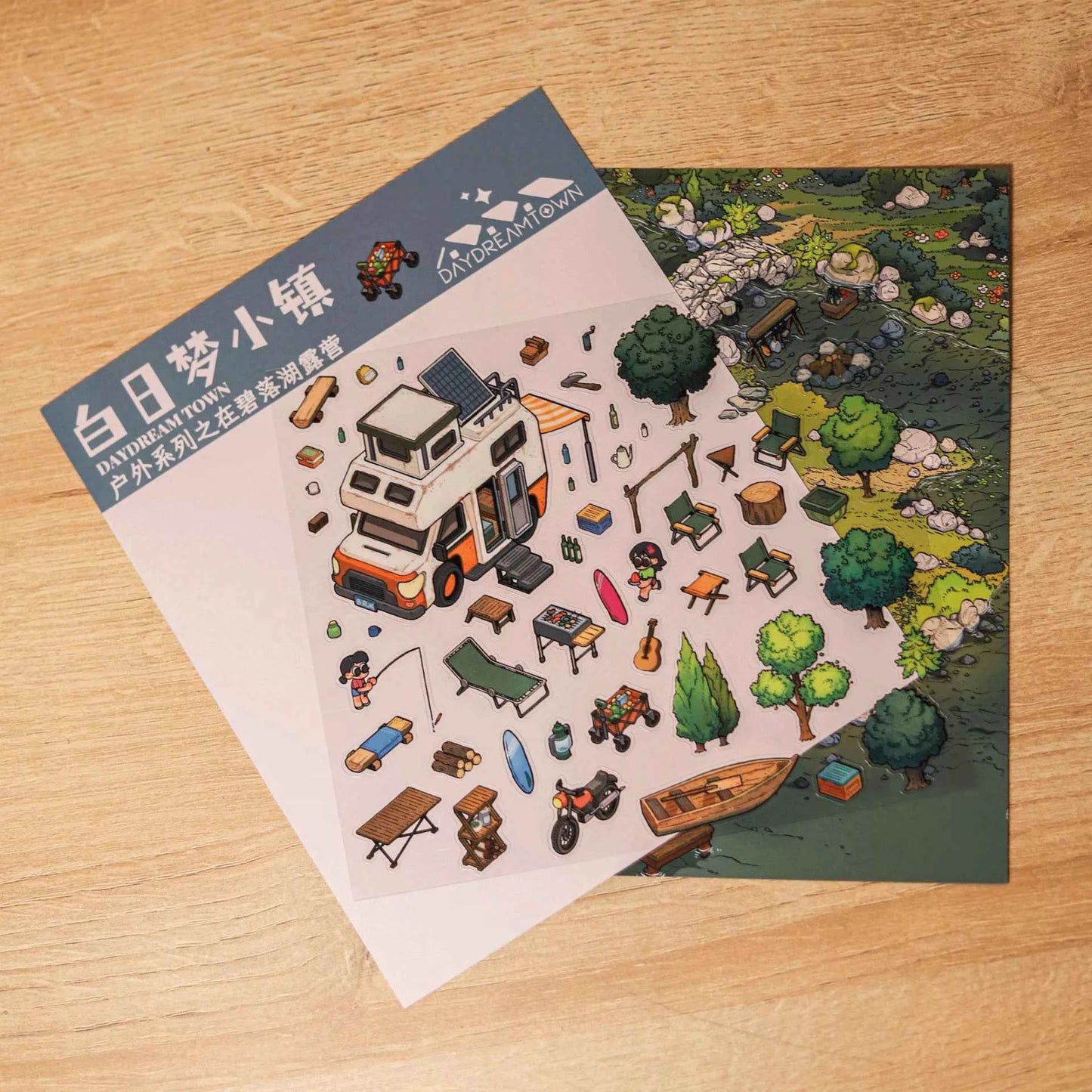 Original 3D Stickers - Dream Town Series: 4 Theme Sets - Outdoor Camping | Dream Cottage | Dream Treehouse 1.0 | Dream Treehouse 2.0 - SNSEASY