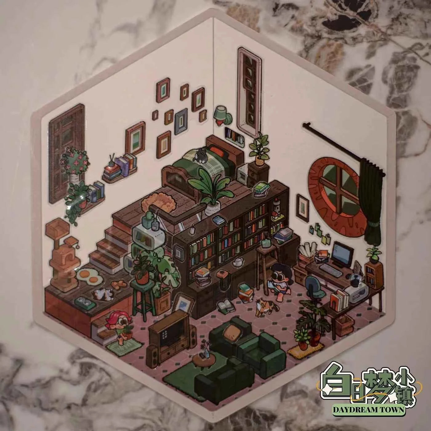 Original 3D Stickers - Dream Town Series: 4 Theme Sets - Outdoor Camping | Dream Cottage | Dream Treehouse 1.0 | Dream Treehouse 2.0 - SNSEASY