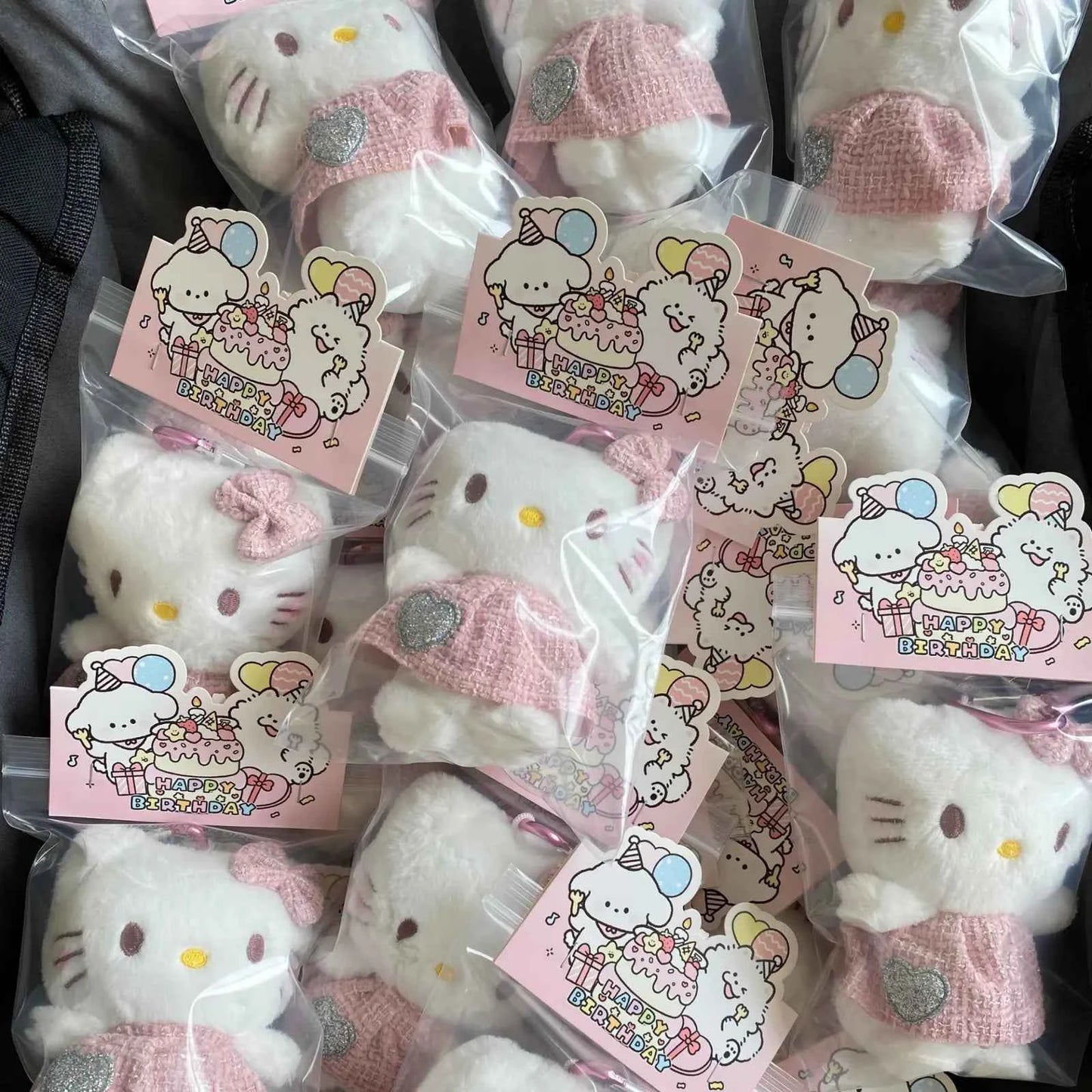 Handmade Kitty Plush Doll Gift Box - 7 Pcs - SNSEASY