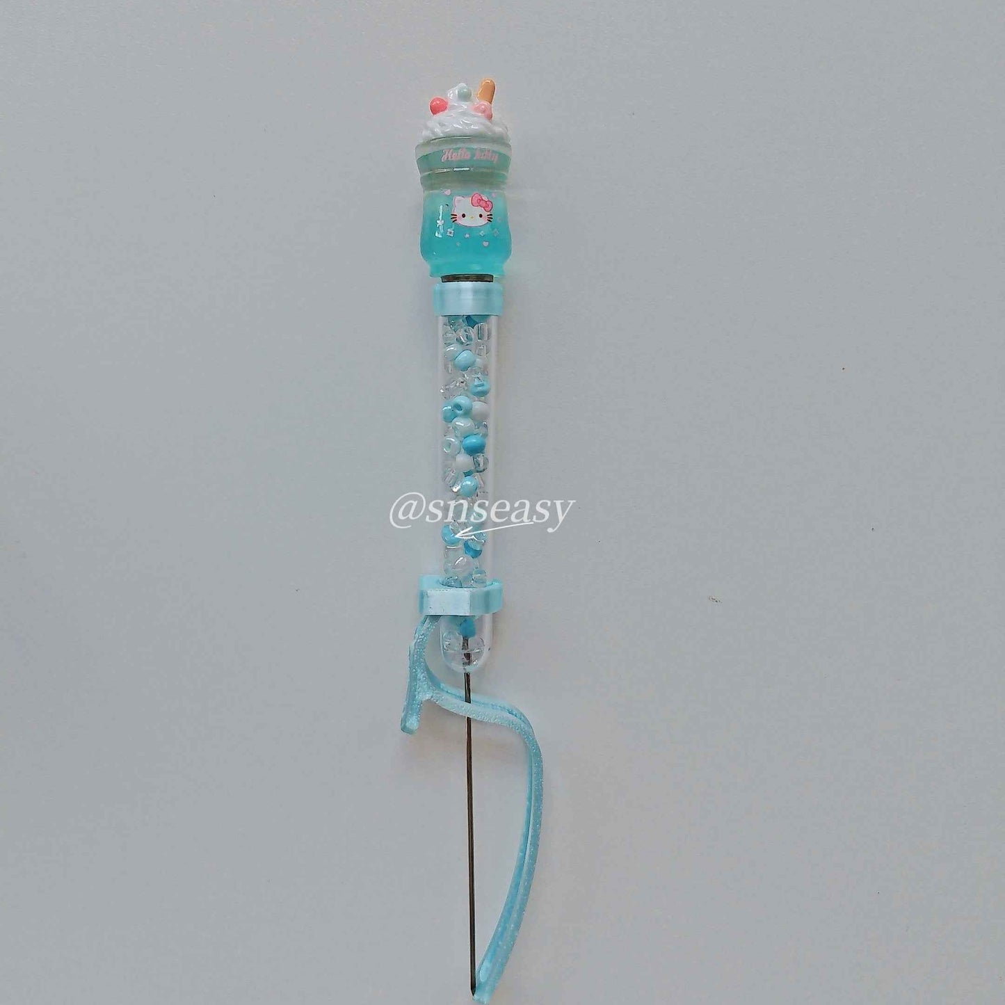 Pearl Bead Pen for Mini Fuse Beads β Hello Kitty Style with Magnetic Doll Tops | 3 Interchangeable Heads
