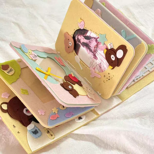 Handmade “Rilakkuma” Felt Photo Album | A Cozy Keepsake for Your Cutest Moments
