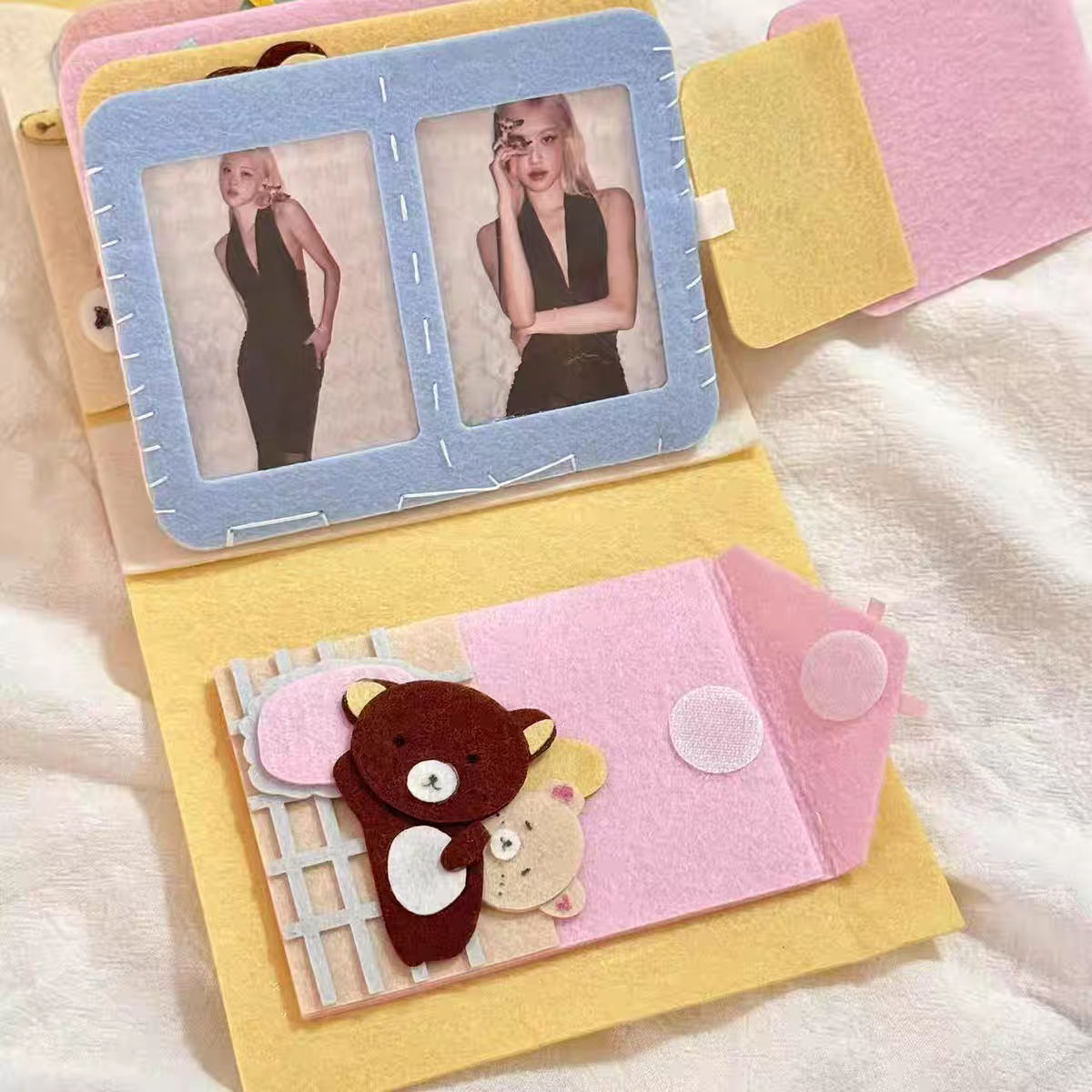 Handmade โRilakkumaโ Felt Photo Album | A Cozy Keepsake for Your Cutest Moments