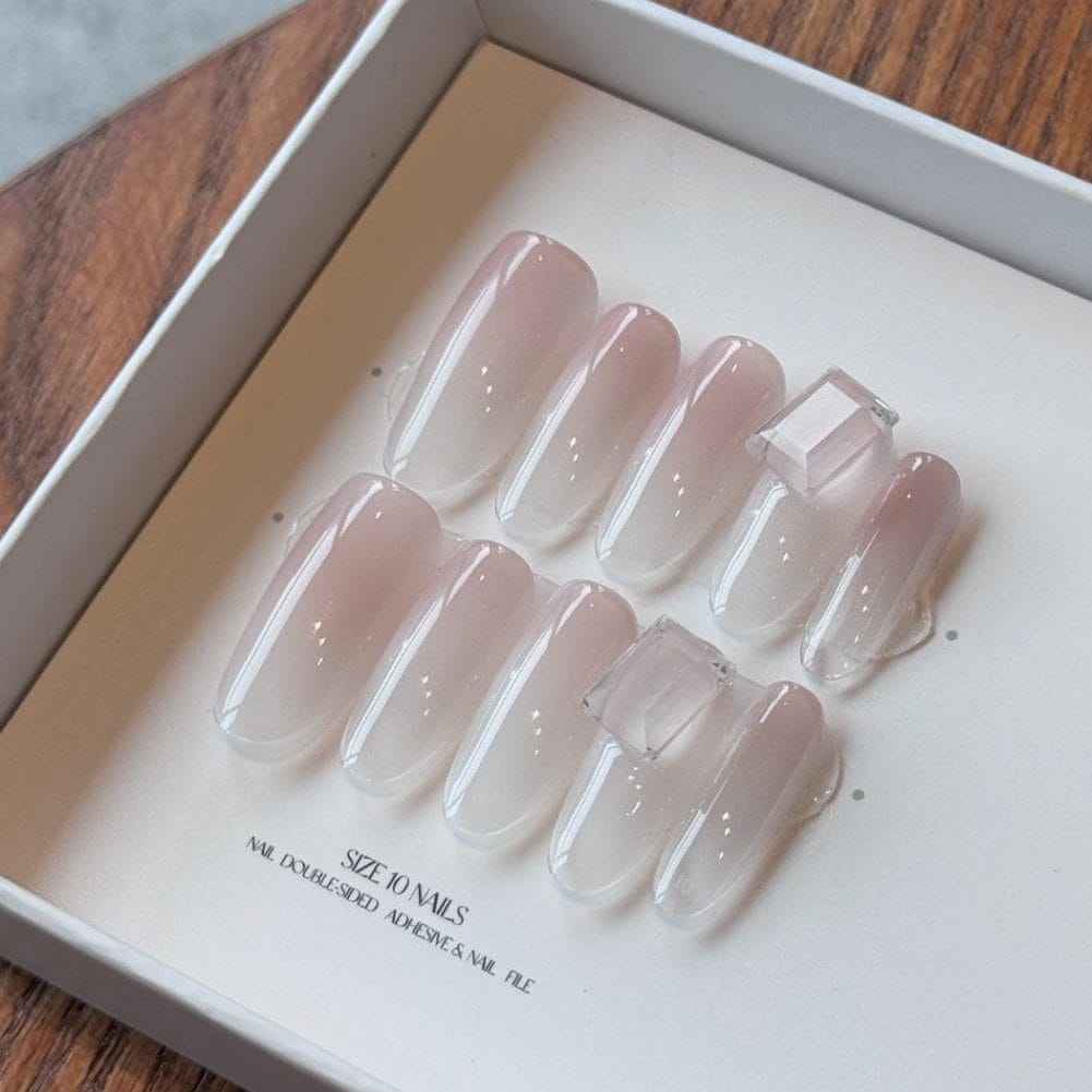Sugar Orange Series Nail Art - Medium Oval 23mm - SNSEASY