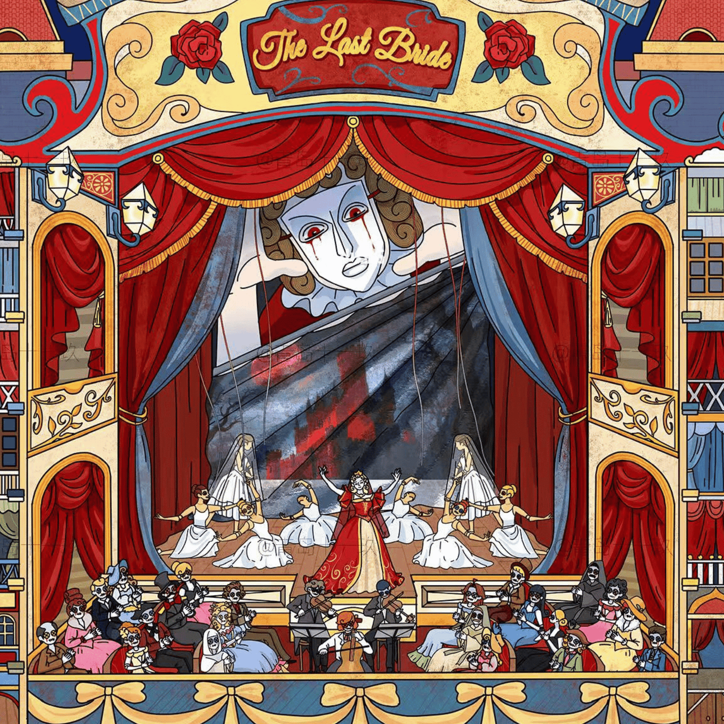 Chainsaw Horror – 3D Miniature Scene Stickers – 2 Theme Sets: Chainsaw Lab | Puppet Theater