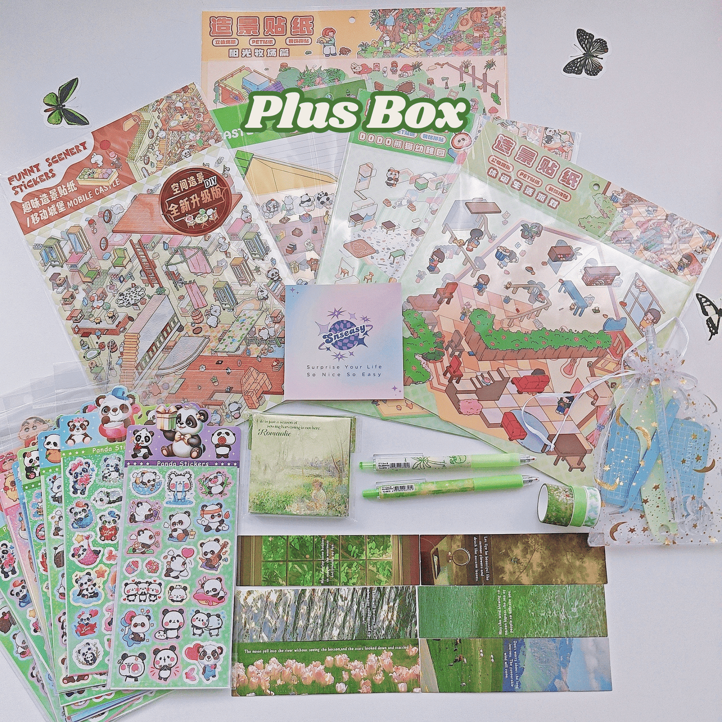 "Lucky Spring" Scene Sticker Box - SNSEASY