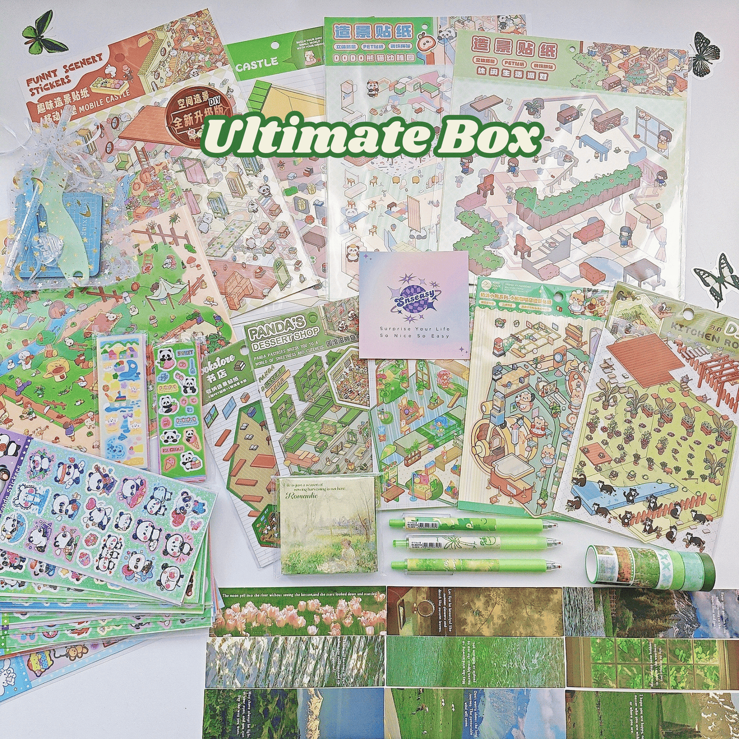 "Lucky Spring" Scene Sticker Box - SNSEASY