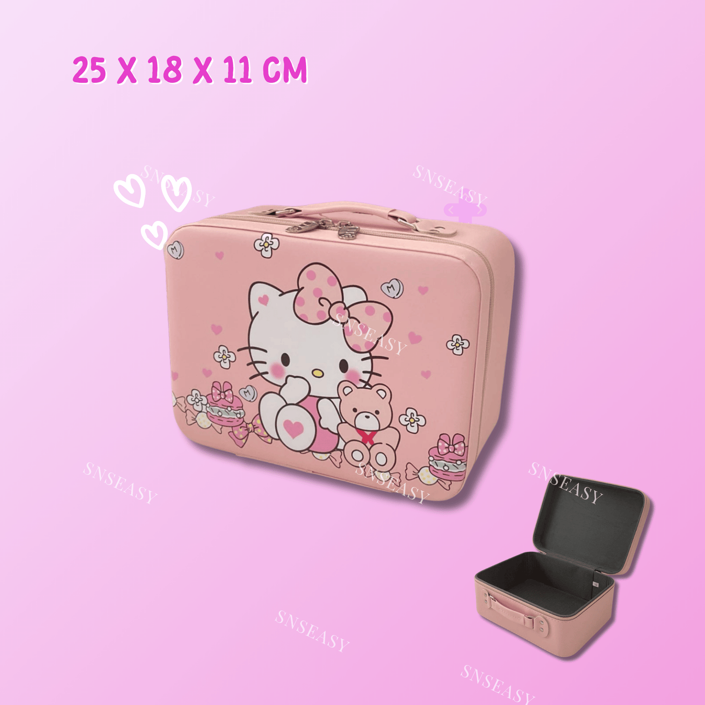 Cute Mystery Suitcase Gift Box | 10 Mystery Balls + 5 Surprise Scene Stickers