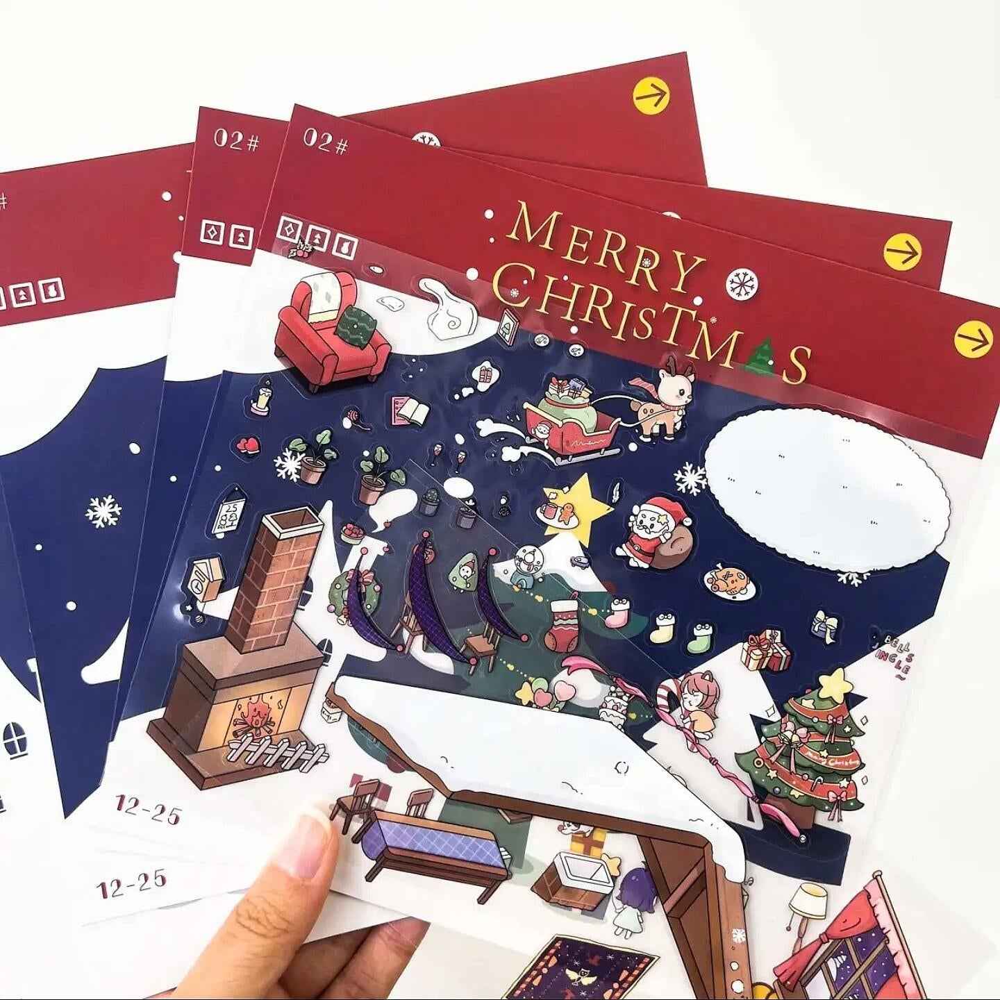 Christmas House – 3D Sticker Scene - SNSEASY