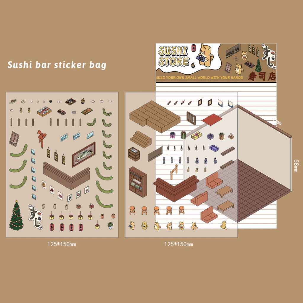 3D Stickers Scene - All 16 Themes | Version 1.0, 2.0, 3.0, 4.0 Sets - SNSEASY