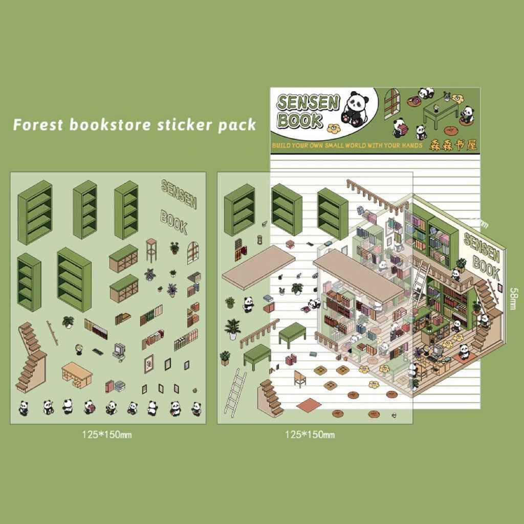 3D Stickers Scene - All 16 Themes | Version 1.0, 2.0, 3.0, 4.0 Sets - SNSEASY