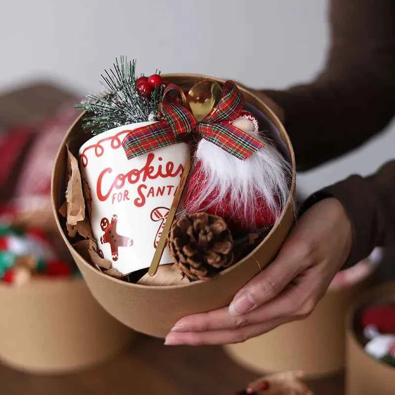 Christmas Gift Box with Kraft Paper Box - SNSEASY