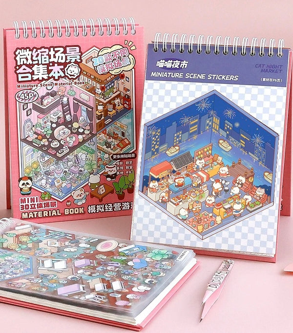 Miniature_3D_Scene_Stickers_Scrapbook_–_20_Unique_Themes (4)