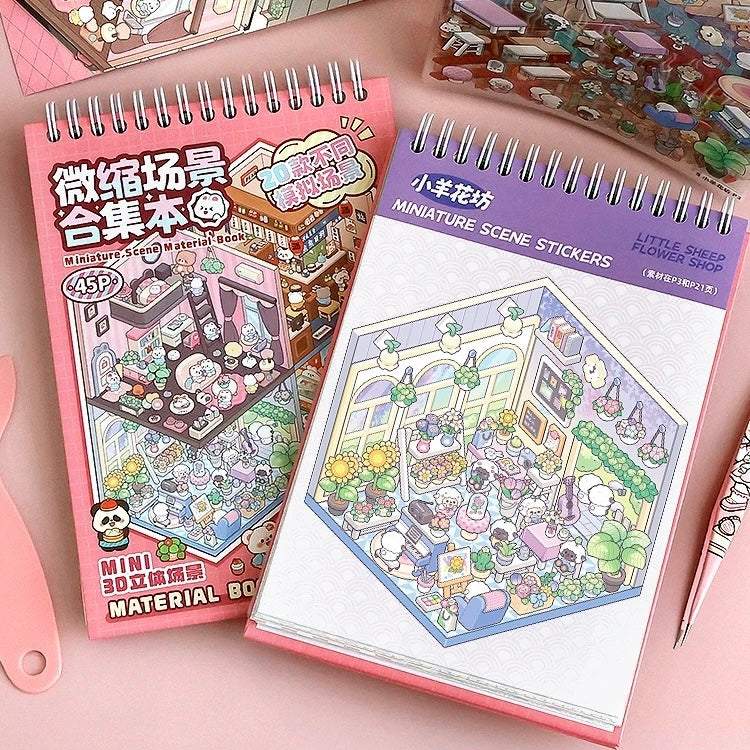 Miniature_3D_Scene_Stickers_Scrapbook_–_20_Unique_Themes (1)