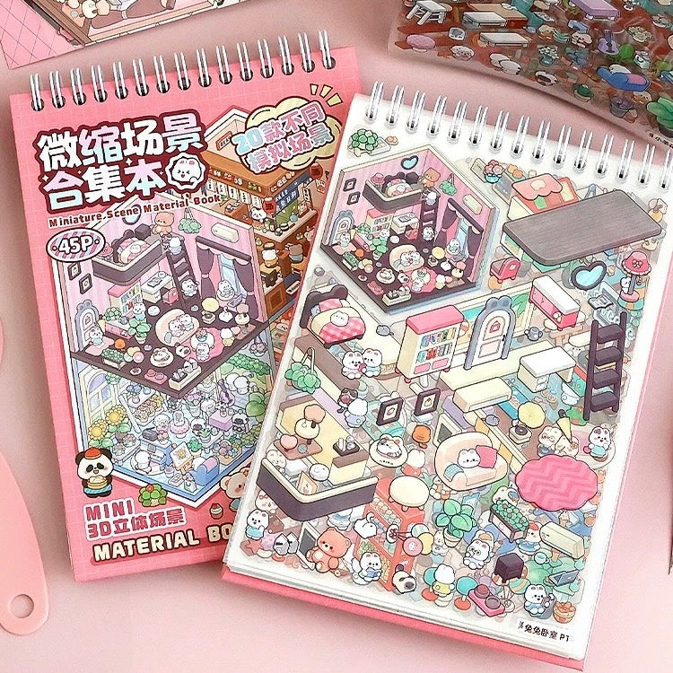 Miniature_3D_Scene_Stickers_Scrapbook_–_20_Unique_Themes (6)