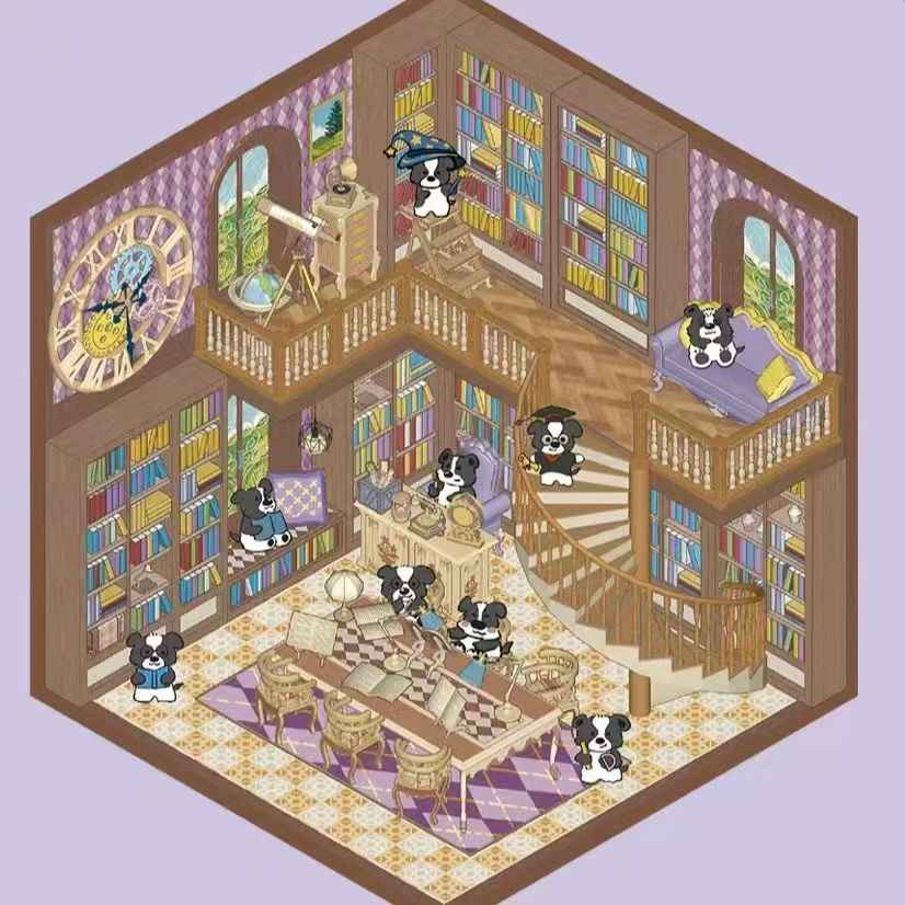 Cute Animal Creative Themes 2.0+3.0 – 3D Sticker Scenes - 10 Theme Sets: Capybara Toy Store | Duckling Paradise | Magic Library | Little Monster Record Shop | Little Bedroom | Little Living Room | Arcade | Magic House | Christmas | Panda Tea House
