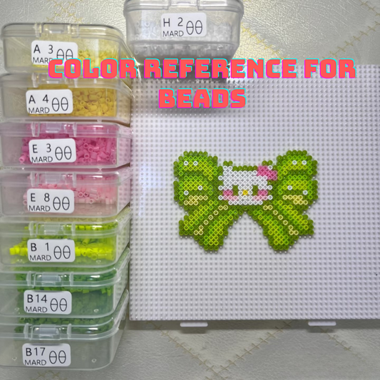 Cat with Bow Finished Design Fuse Perler Bead, Hello Kitty Keychain – Handmade 1pc