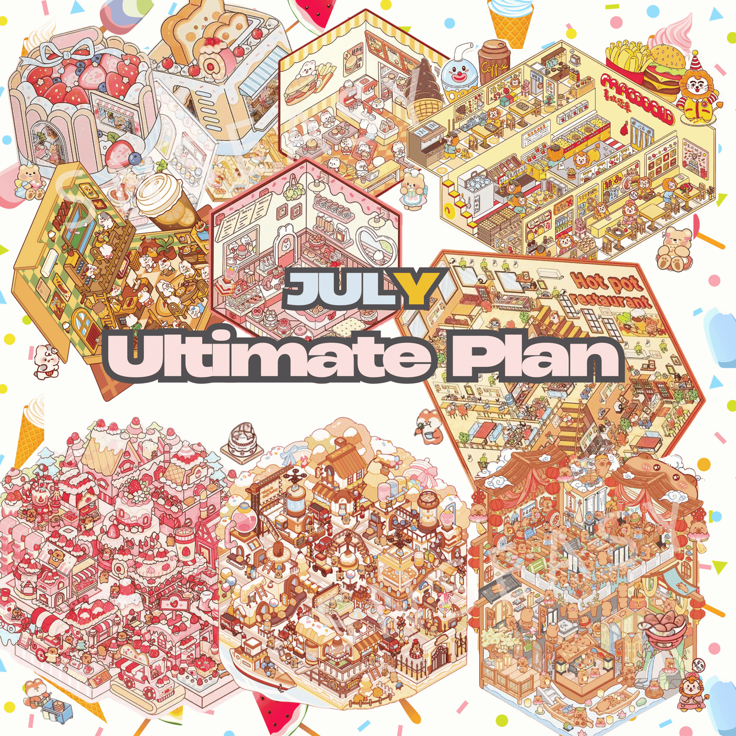 Ultimate Plan - Scene Sticker Box