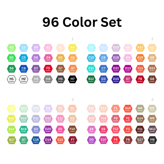 Perler Beads-96 Colors Fuse Beads Deluxe Kit