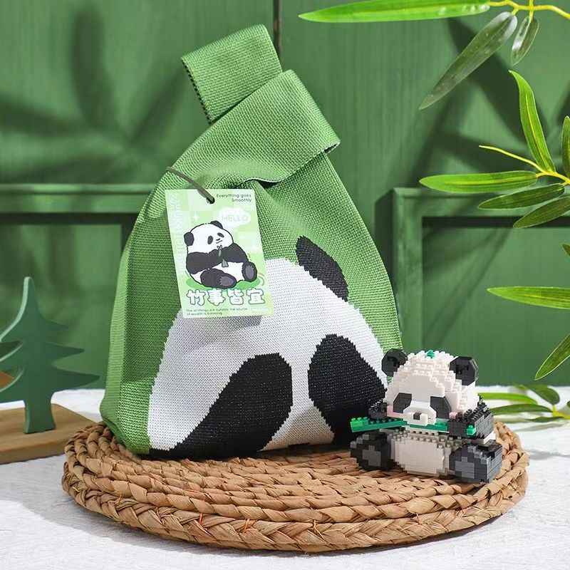 Cute Panda Gift Bag Perfect for Back-to-School, Graduation, and Birthdays
