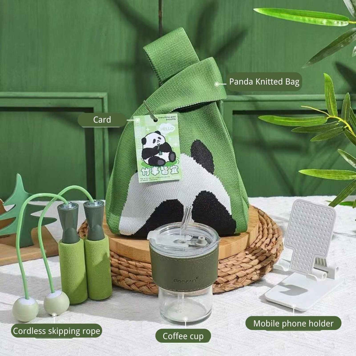 Cute Panda Gift Bag Perfect for Back-to-School, Graduation, and Birthdays