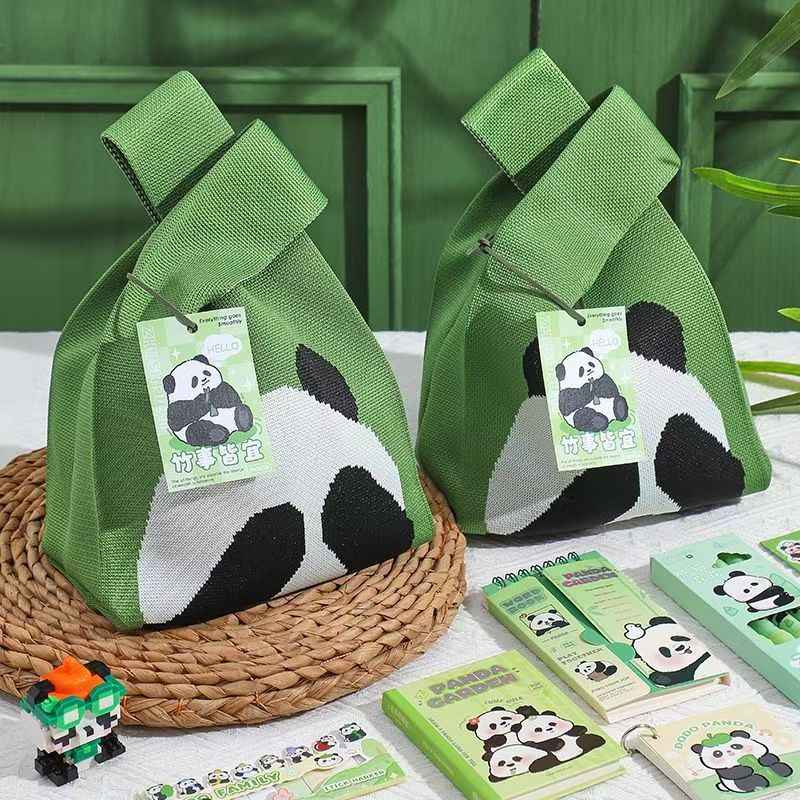 Cute Panda Gift Bag Perfect for Back-to-School, Graduation, and Birthdays