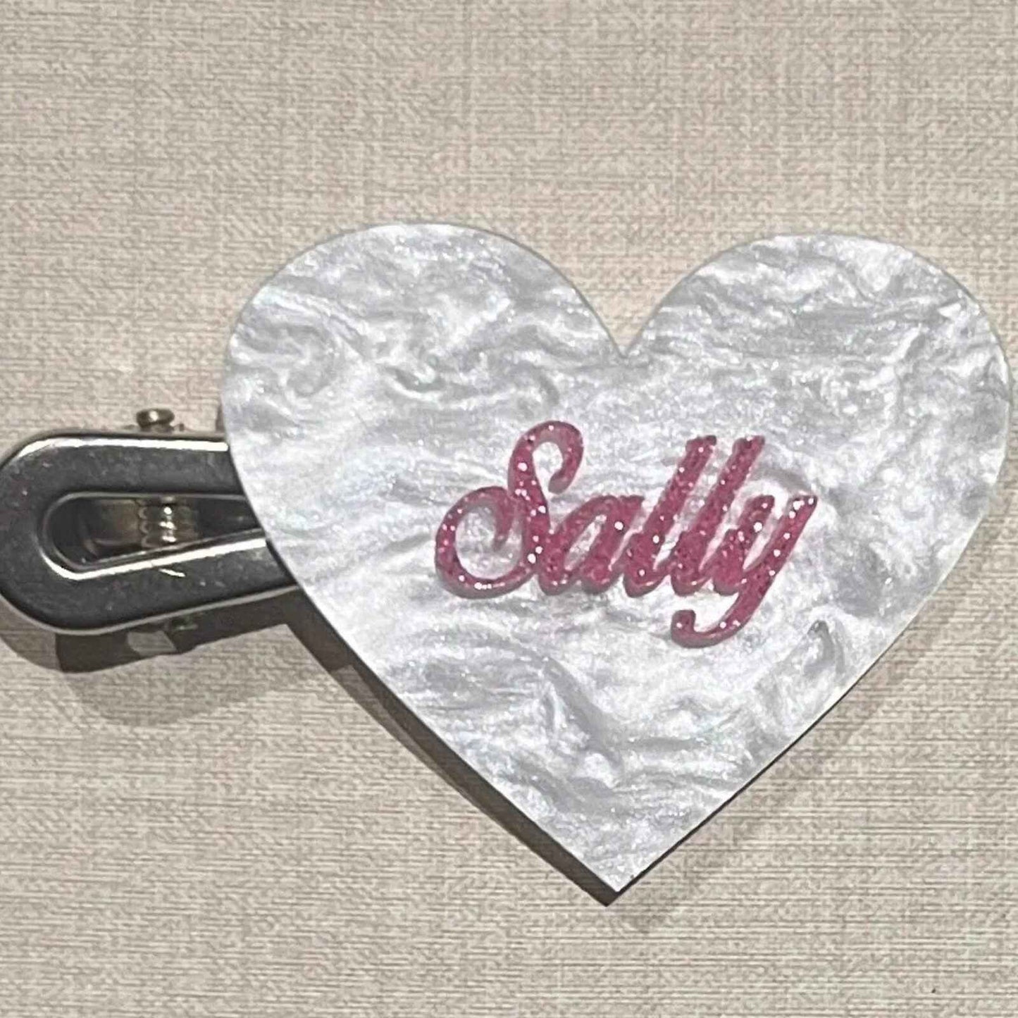 Original Sweet Private Custom Love Hair Clip - Custom Gift