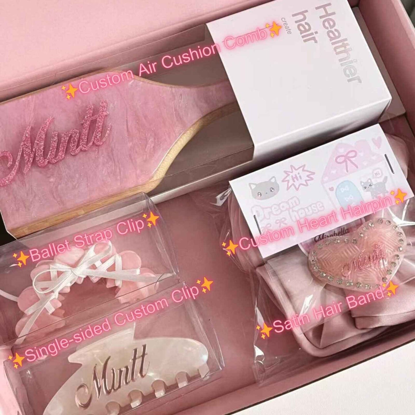 Luxury Custom Gift Box - Exclusive Personalized Hair Accessories