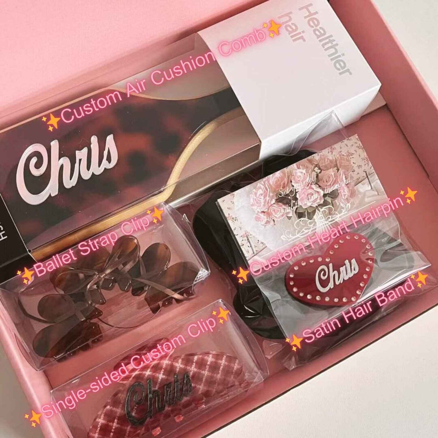 Luxury Custom Gift Box - Exclusive Personalized Hair Accessories