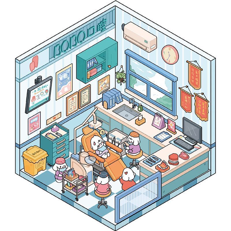BoBo Puppy Sticker Book β 12 Fun-Themed Scenes | 3D Miniature Scene Stickers