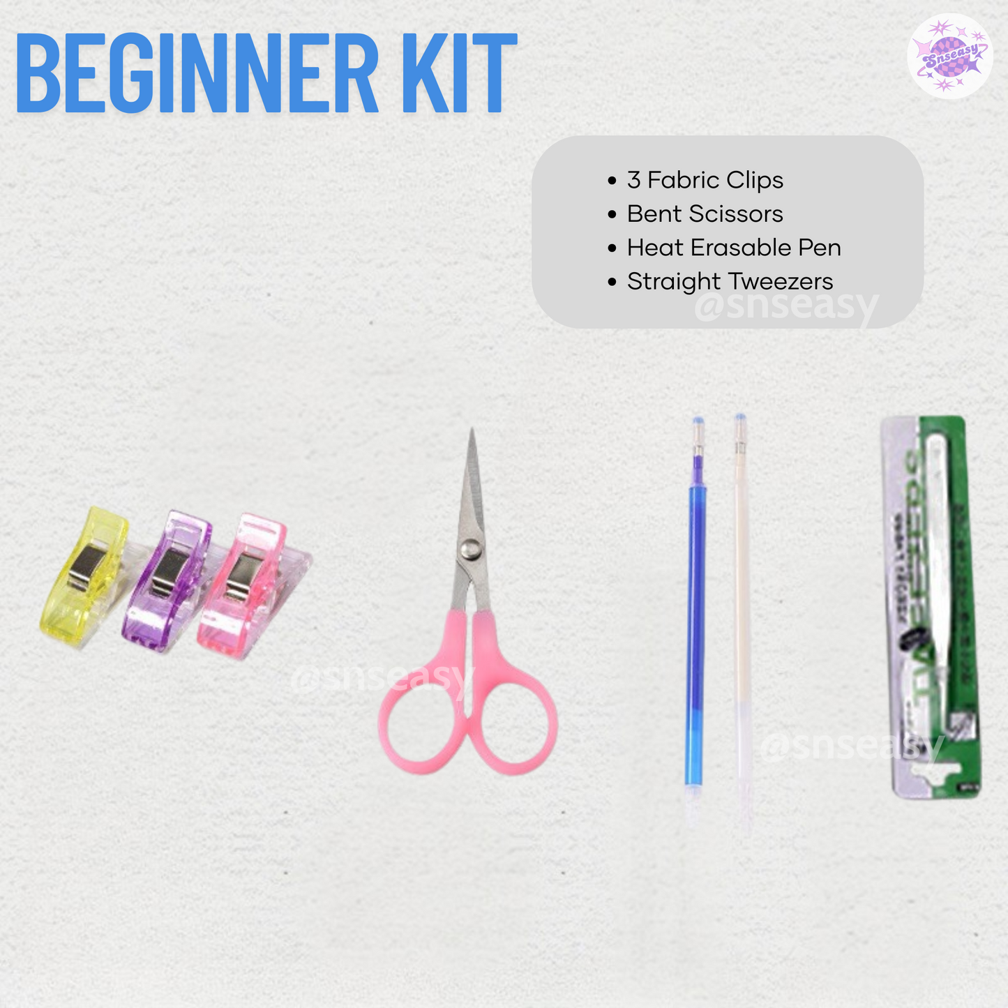 Felt Craft Tools Kit โ Beginner / Pro / Advanced Levels โ All-in-One DIY Supply Organizer for Handmade Felt Projects