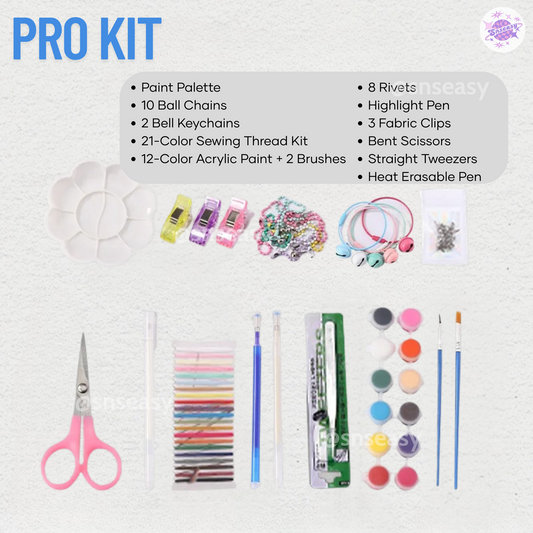 Felt Craft Tools Kit – Beginner / Pro / Advanced Levels – All-in-One DIY Supply Organizer for Handmade Felt Projects