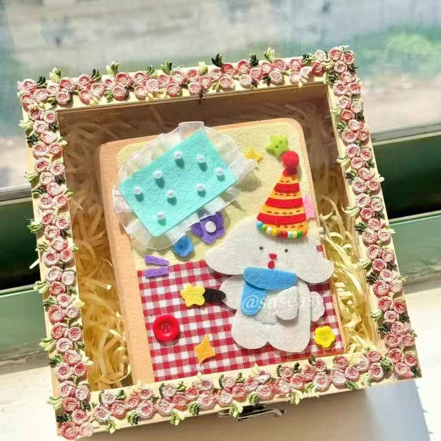 Handmade Felt Dog Photo Album | Just for You โ A Paw-sitively Adorable Way to Cherish Memories