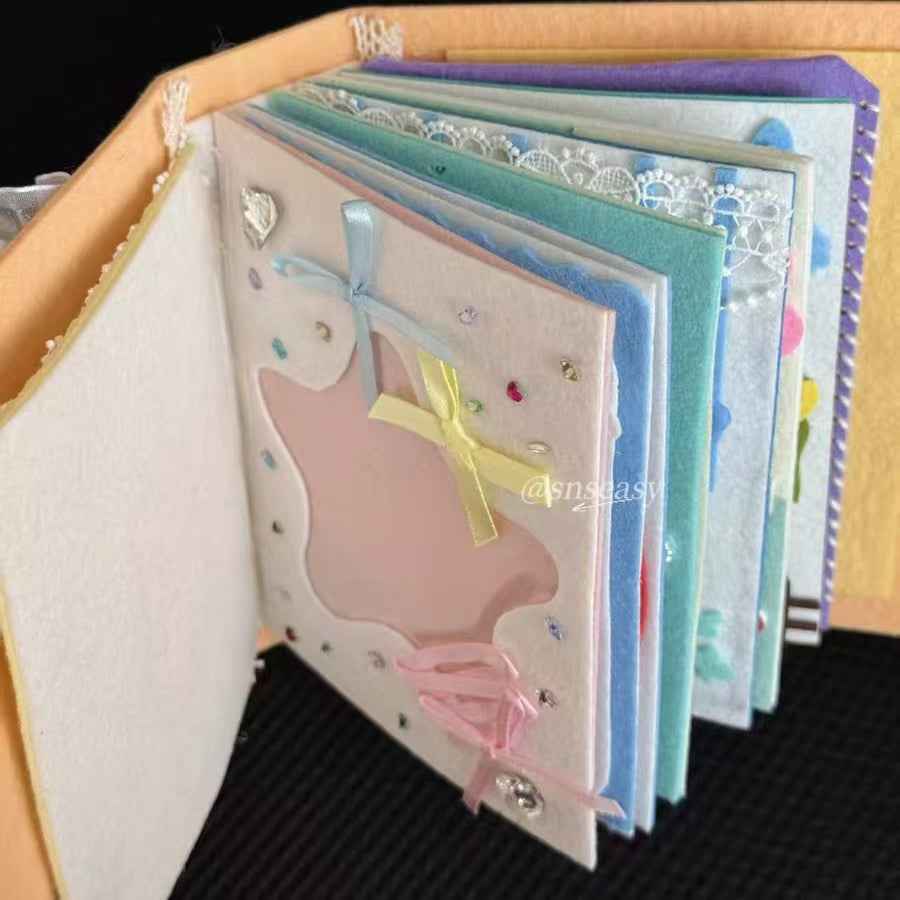 Handmade Felt Dog Photo Album | Just for You โ A Paw-sitively Adorable Way to Cherish Memories