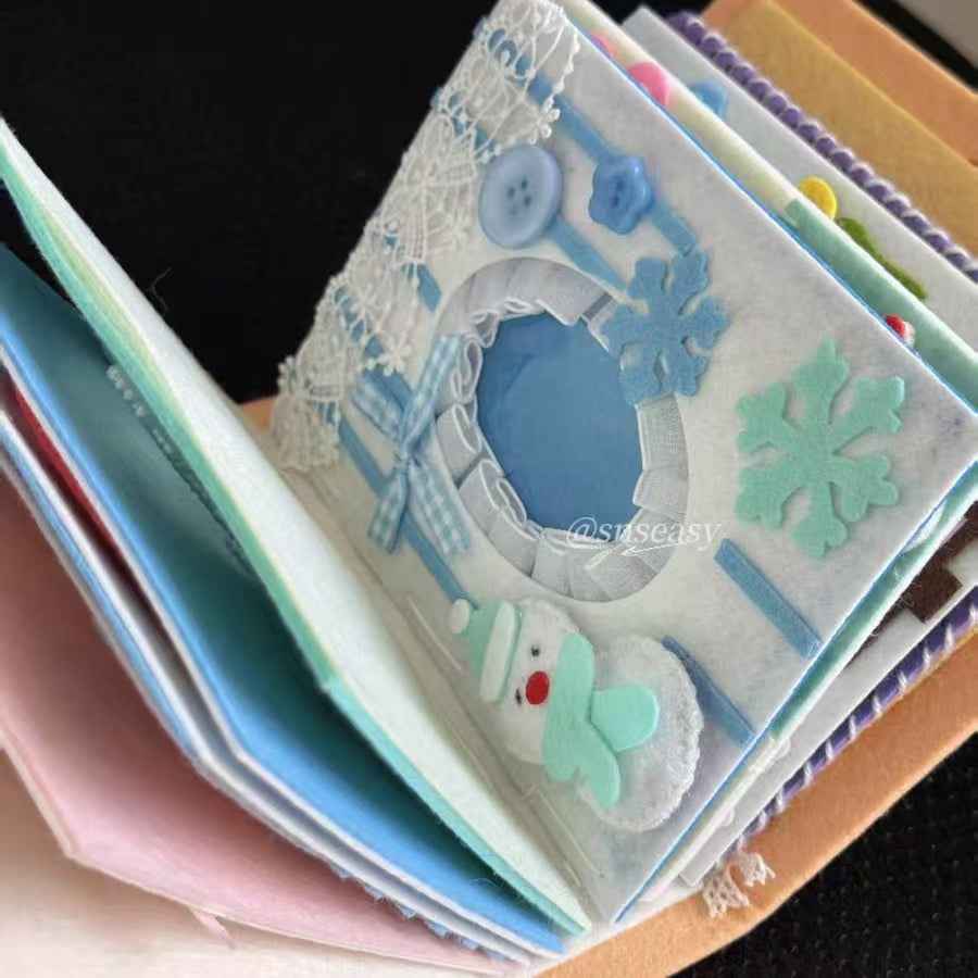 Handmade Felt Dog Photo Album | Just for You โ A Paw-sitively Adorable Way to Cherish Memories