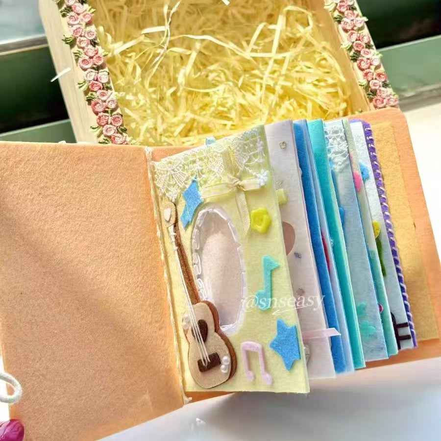 Handmade Felt Dog Photo Album | Just for You โ A Paw-sitively Adorable Way to Cherish Memories