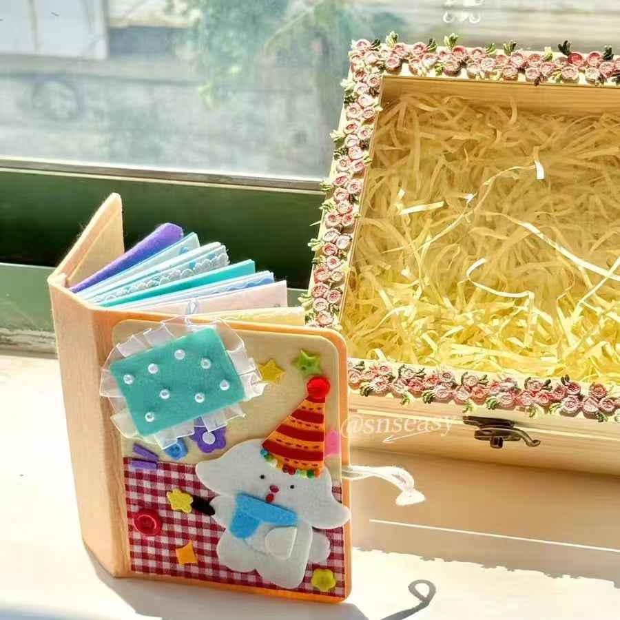 Handmade Felt Dog Photo Album | Just for You โ A Paw-sitively Adorable Way to Cherish Memories