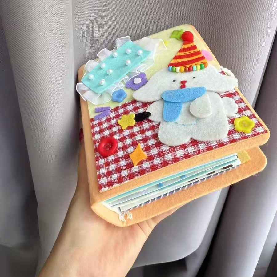 Handmade Felt Dog Photo Album | Just for You โ A Paw-sitively Adorable Way to Cherish Memories