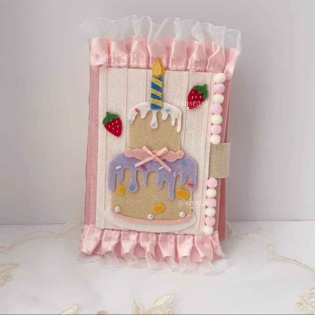 Handmade “Happy Birthday” Felt Photo Album | A Sweet Gift to Celebrate Their Special Day (Copy)